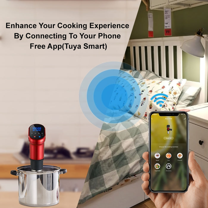 BioloMix 3rd Generation Smart Wifi Control Sous Vide Cooker 1200W