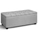 Storage Ottoman Blanket Box Grey-0