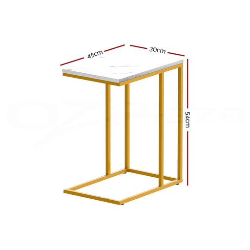 Living Room Side Table - White-1