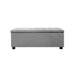 Tommie Fabric Storage Ottoman Light Grey-2