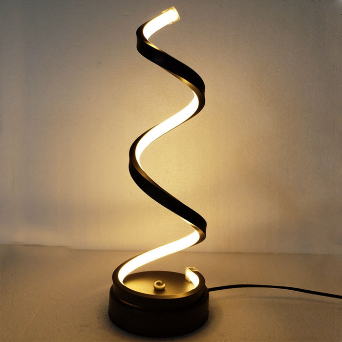 LED Spiral Table Lamp
