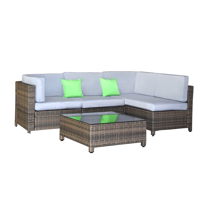 5pc Outdoor Rattan Sofa Set