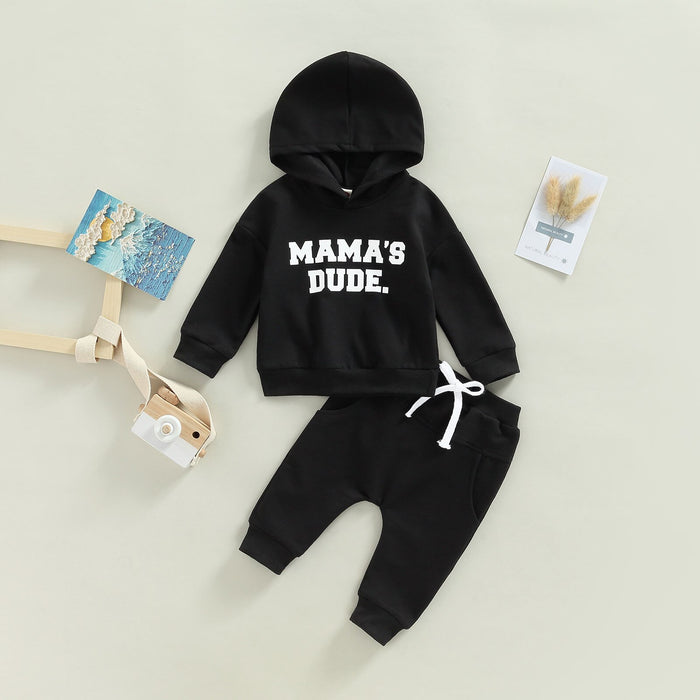 Baby 2Pcs Outfits "Mama's Dude"