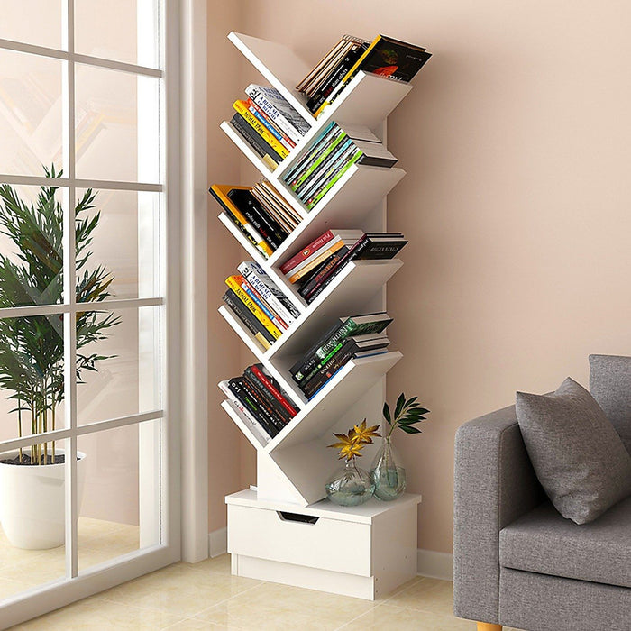 Tree Bookshelf / Multipurpose Shelf - White