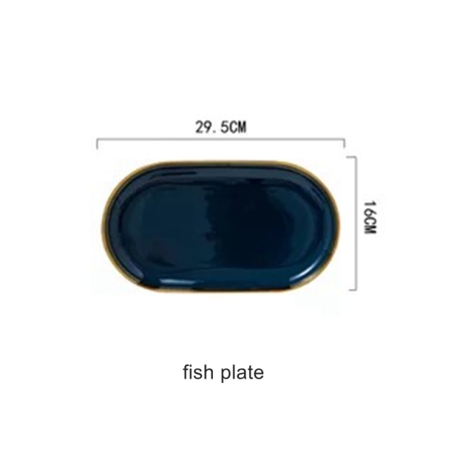 Blue Porcelain Dinner Plates