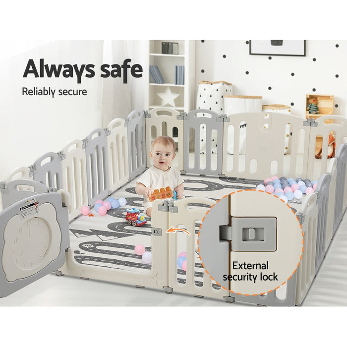 Baby/Toddler Foldable Playpen (20 Panels)