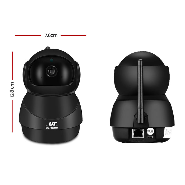 1080P Wireless IP Camera CCTV Security System & Baby Monitor - Black