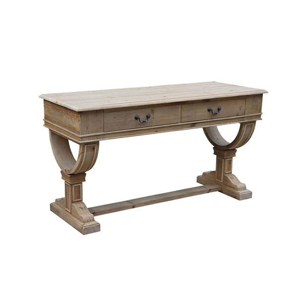 Old Pine Curtis 2 Drawer Petite Console Natural