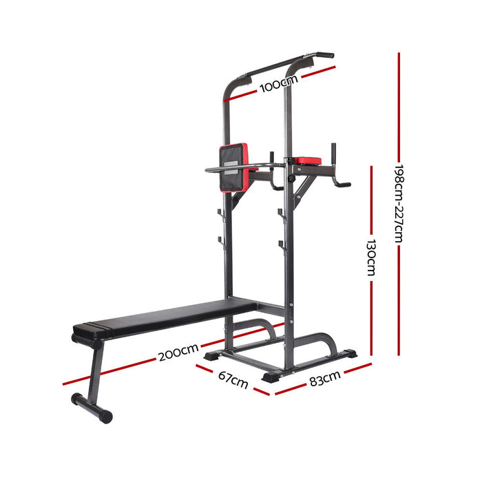 Everfit 9-IN-1 Power Tower Multi-Function Station