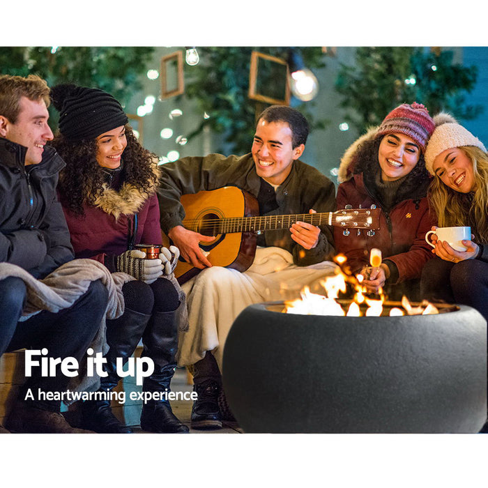 Outdoor Portable Fire Pit - Black