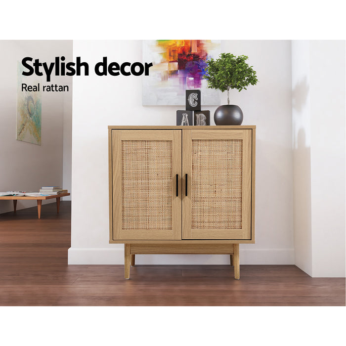 Rattan Buffet Sideboard Cabinet