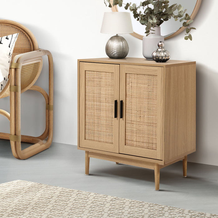 Rattan Buffet Sideboard Cabinet