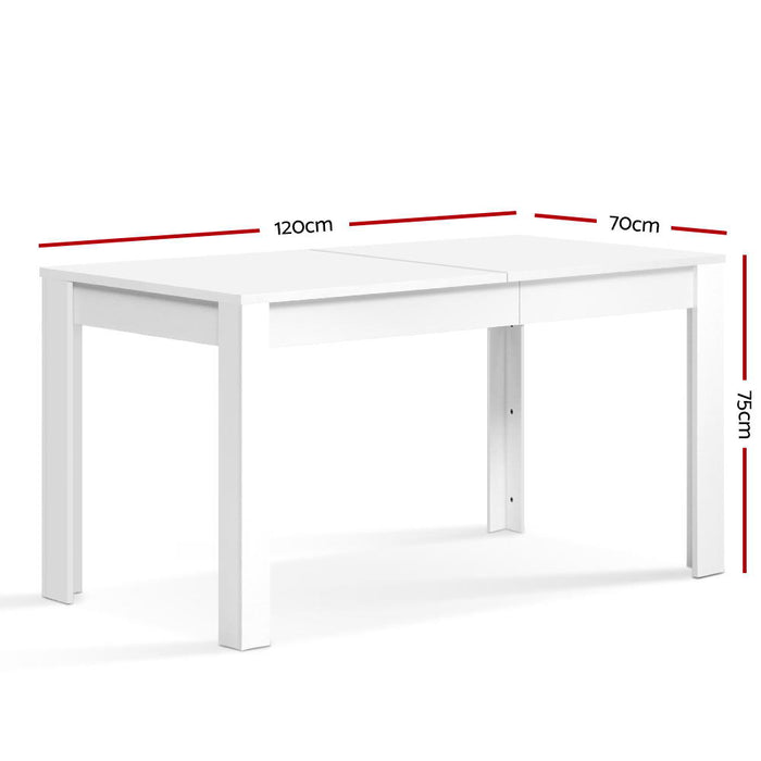 120cm Dining Table - White