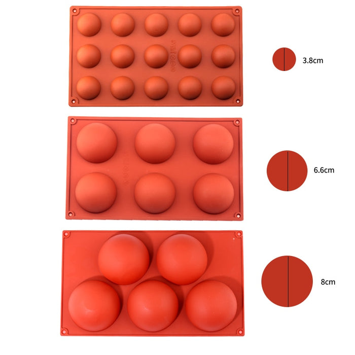 Silicone Sphere Bakeware Moulds