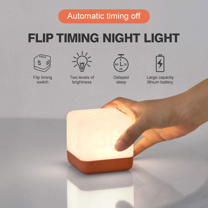 Fun Flip Rechargeable LED Cube Table Lamp