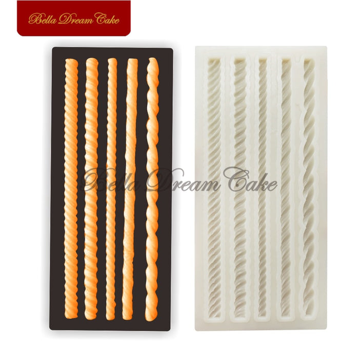 Decorative Rope Silicone Moulds
