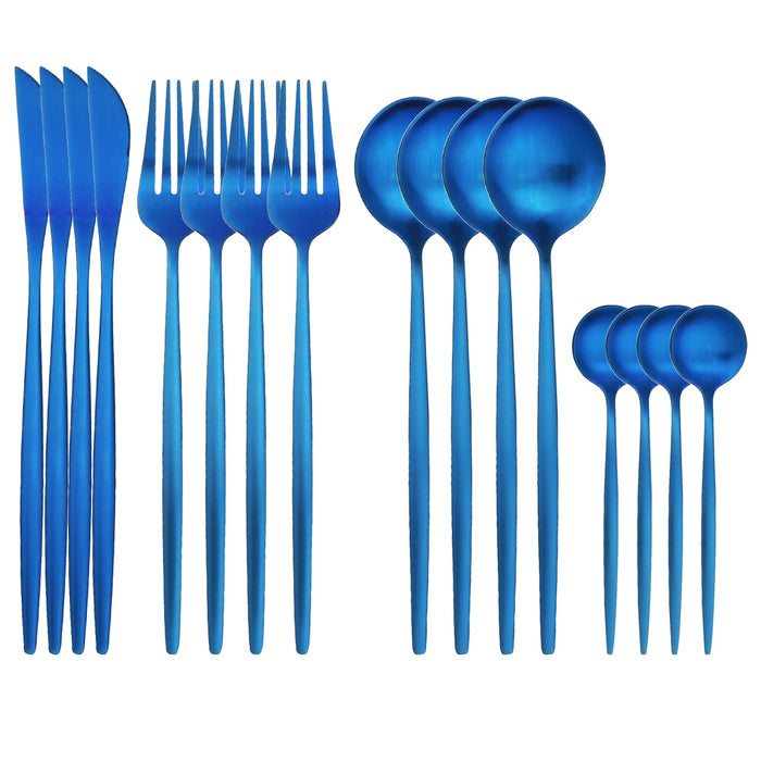 16pc Modern Cutlery Set
