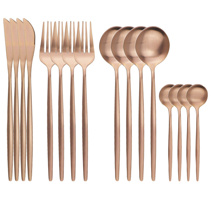 16pc Modern Cutlery Set