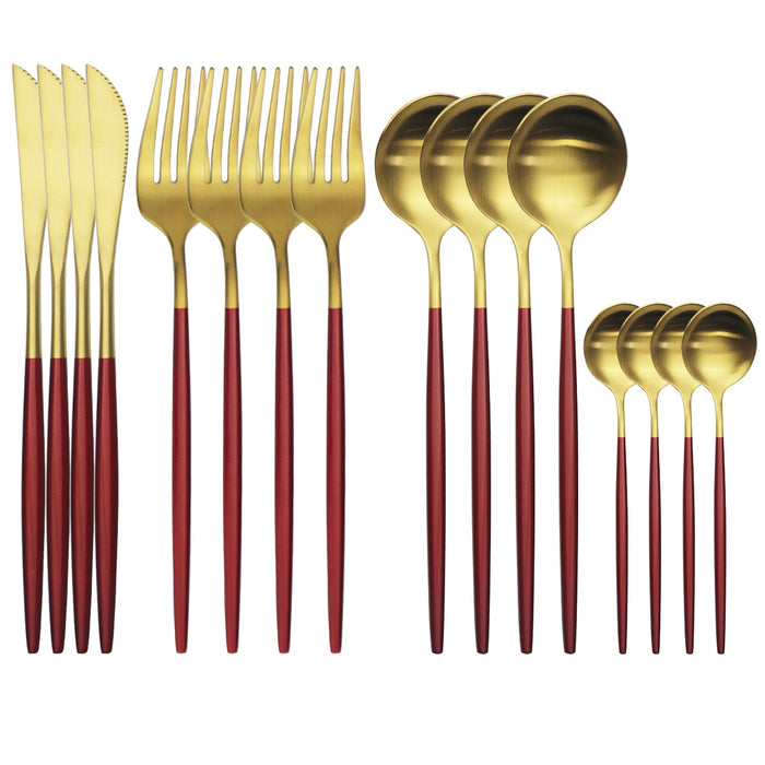 16pc Modern Cutlery Set