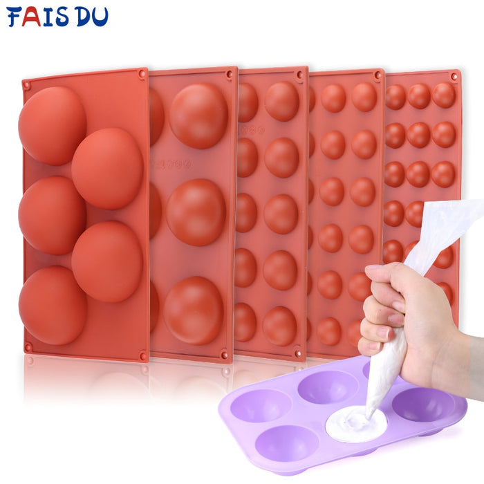 Silicone Sphere Bakeware Moulds