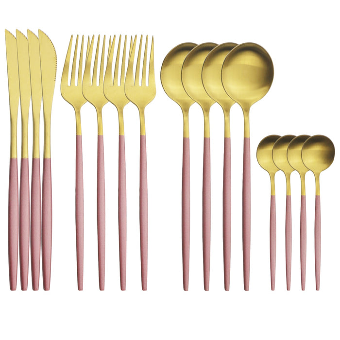 16pc Modern Cutlery Set