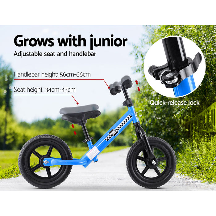 Kids Ride On Balance Bike - Blue