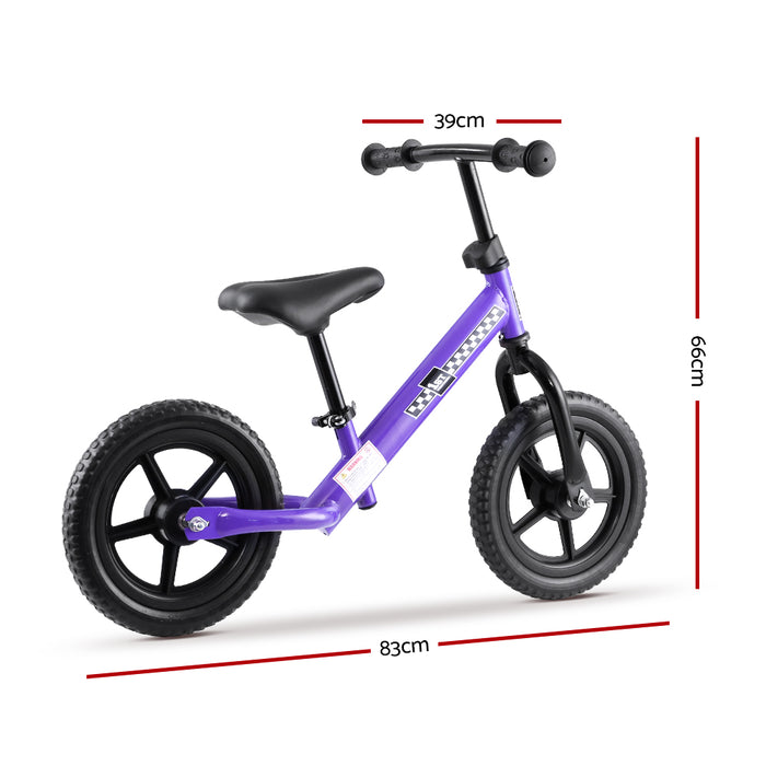 Kids Ride On Balance Bike - Purple