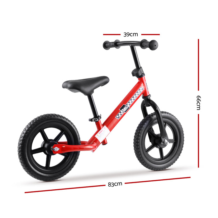 Kids Ride On Balance Bike - Red