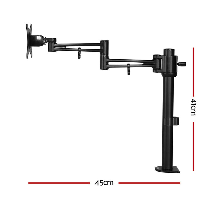 Single Monitor Arm Mount - Black