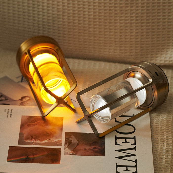 LED Rechargeable Touch Retro Table Lamp