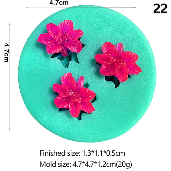 Mini Flowers Series Silicone Moulds