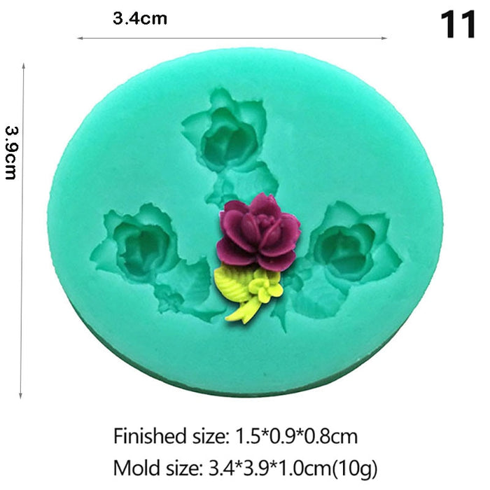 Mini Flowers Series Silicone Moulds