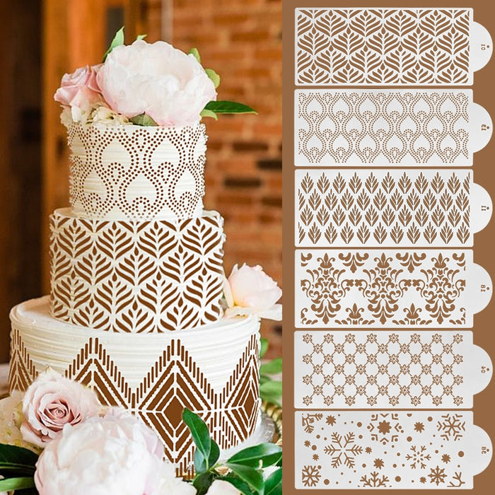 Fondant Cake Mesh Stamps / Stencils Decorating Tool