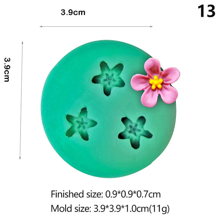 Mini Flowers Series Silicone Moulds