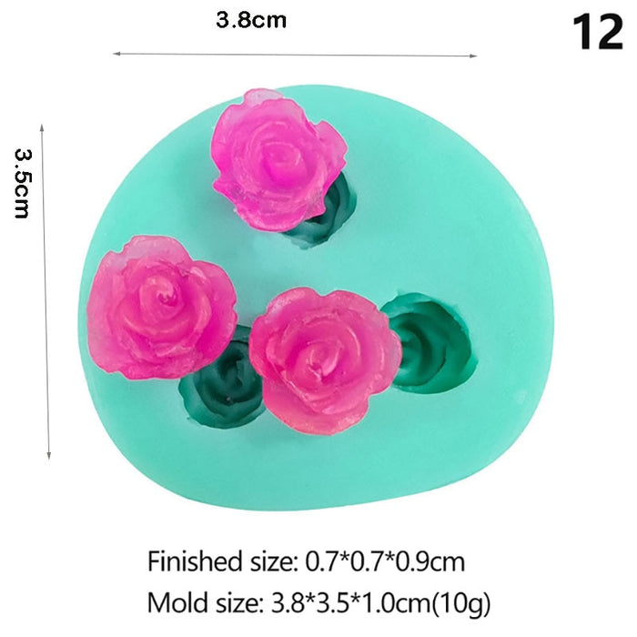 Mini Flowers Series Silicone Moulds