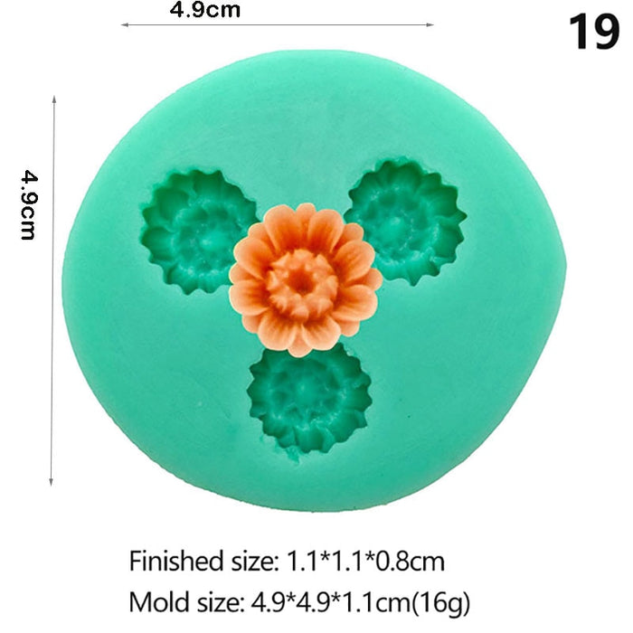 Mini Flowers Series Silicone Moulds