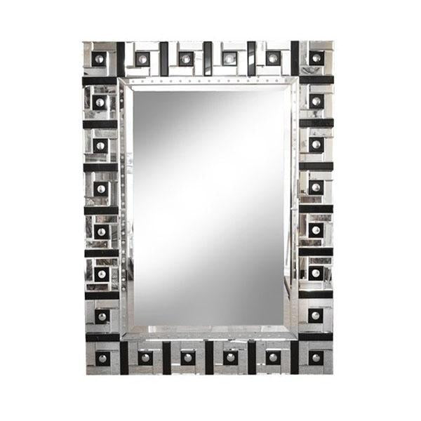 Frameless Squares Mirror