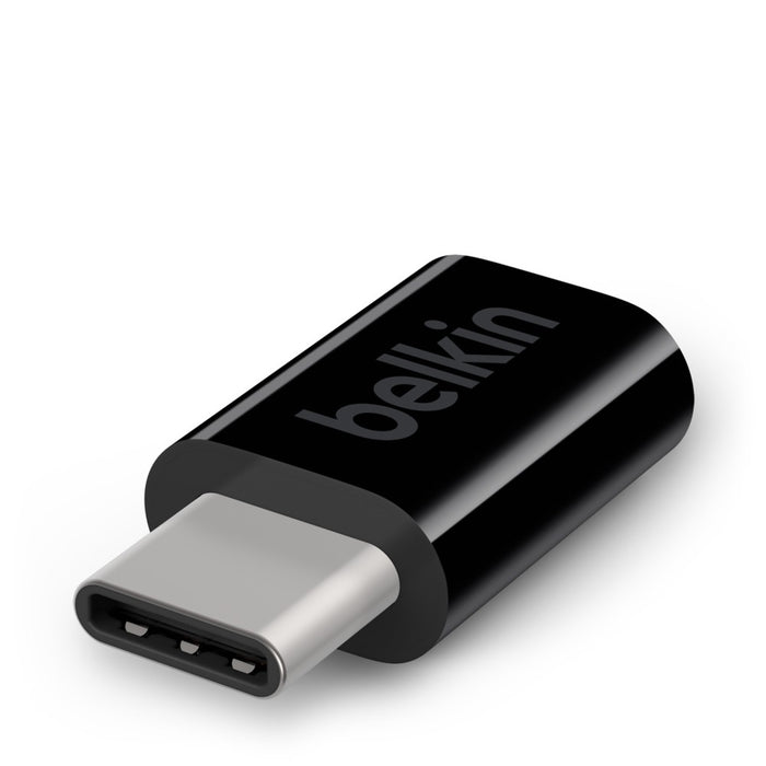 BELKIN USB-C to Micro USB Adapter (USB Type-C) Black