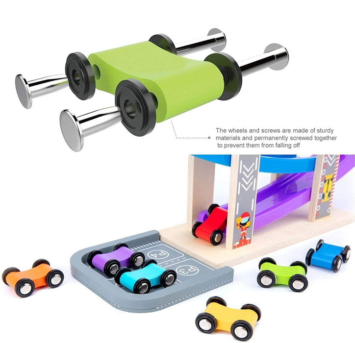 Car Ramp Racer Toy Set for Toddler & Kids