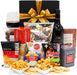 With Thanks Gift Hamper - Golden Ranges Shiraz, Crackers, Cheese, Tea & Chocolate - Sweet & Savoury Thank You Gift Hamper for Birthdays, Christmas, Easter, Weddings, Anniversaries, Office Parties