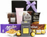Pamper Gift Hamper - Hand Cream, Tea & Chocolate - Pampering Gift Box for Friends, Family, Coworkers, Colleagues, Neighbours, Mentor - Sweet & Savoury Gift Hamper Box