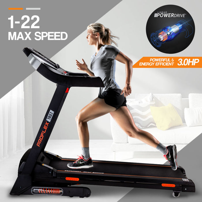 PROFLEX Electric Treadmill Exercise Machine
