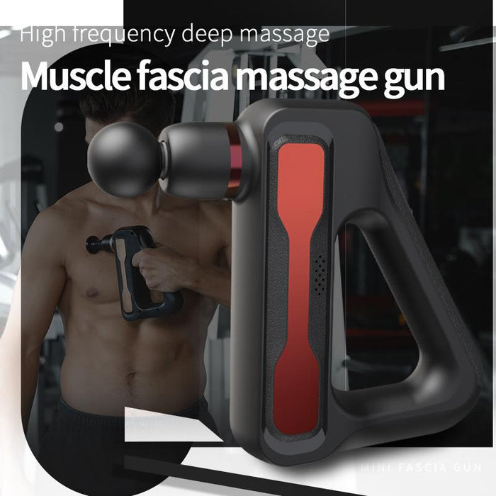 8 Head Professional Massage Gun - Red
