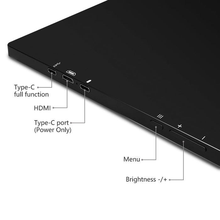 Dual Portable Triple Fold Monitor Screen Extender For 13.3" Laptops