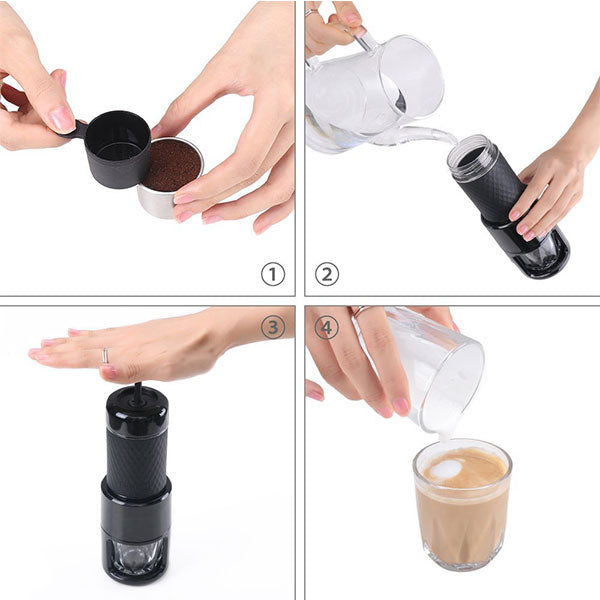 Portable Coffee Maker - Black