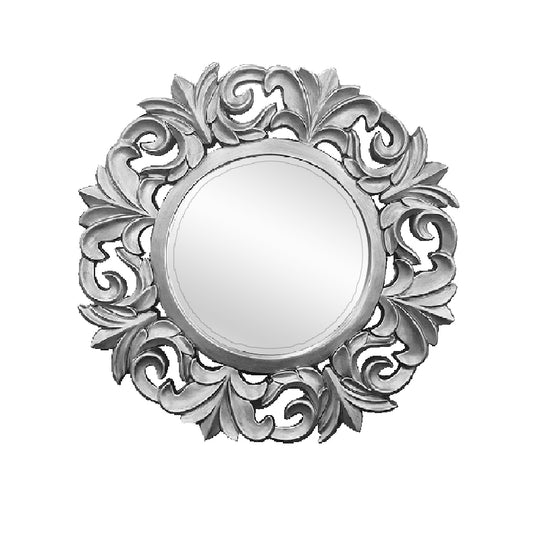 LUX Circle Mirror - Antique Silver 102cm x 102cm