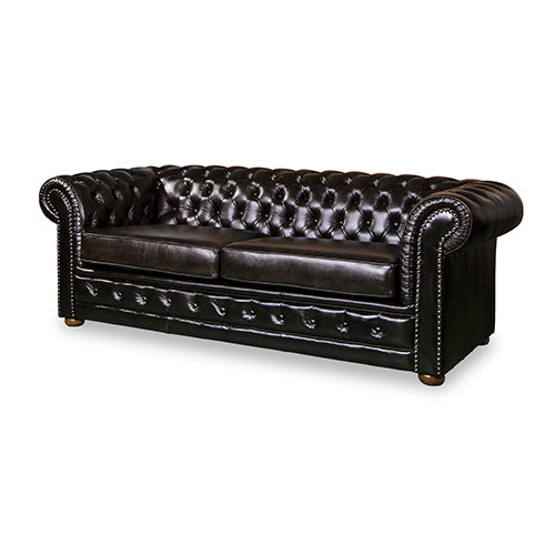 3+2+1 Seater - Elegant Genuine Leather In Brown