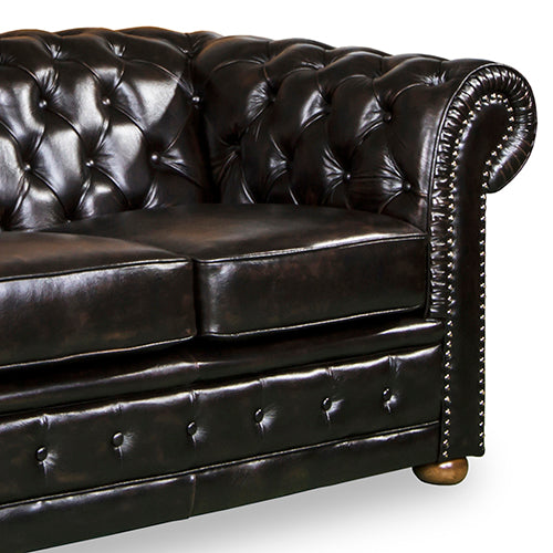 3+2+1 Seater - Elegant Genuine Leather In Brown