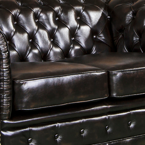 3 Seater - Elegant Genuine Leather In Brown