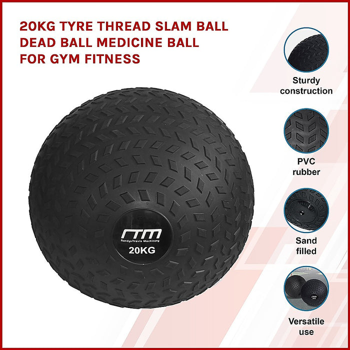 20kg Tyre Thread Slam Ball